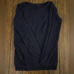 Rachel Zoe Men's Dark Knit Crewneck Sweater